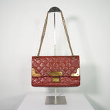 Chanel 2.55 Reissue Diamond Quilted Leather Flap Bag Red