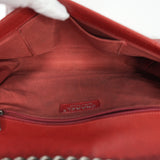 Chanel Boy Quilted Caviar Leather Flap Bag Red