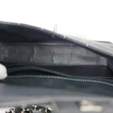 Chanel Chocolate Bar Flap Shoulder Bag Black