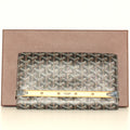 SF EXCLUSIVE: Goyard Monte Carlo Bois Clutch Black Goyardine Canvas Wood Trim