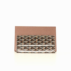 SF EXCLUSIVE: Goyard Richelieu Long Wallet Black and Brown Goyardine Canvas