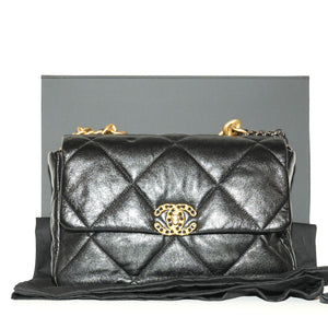 SF EXCLUSIVE: Chanel 19 Large Quilted Lambskin Flap Bag
