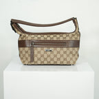 Gucci Beige GG Canvas Shoulder Bag