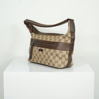 Gucci Beige GG Canvas Shoulder Bag