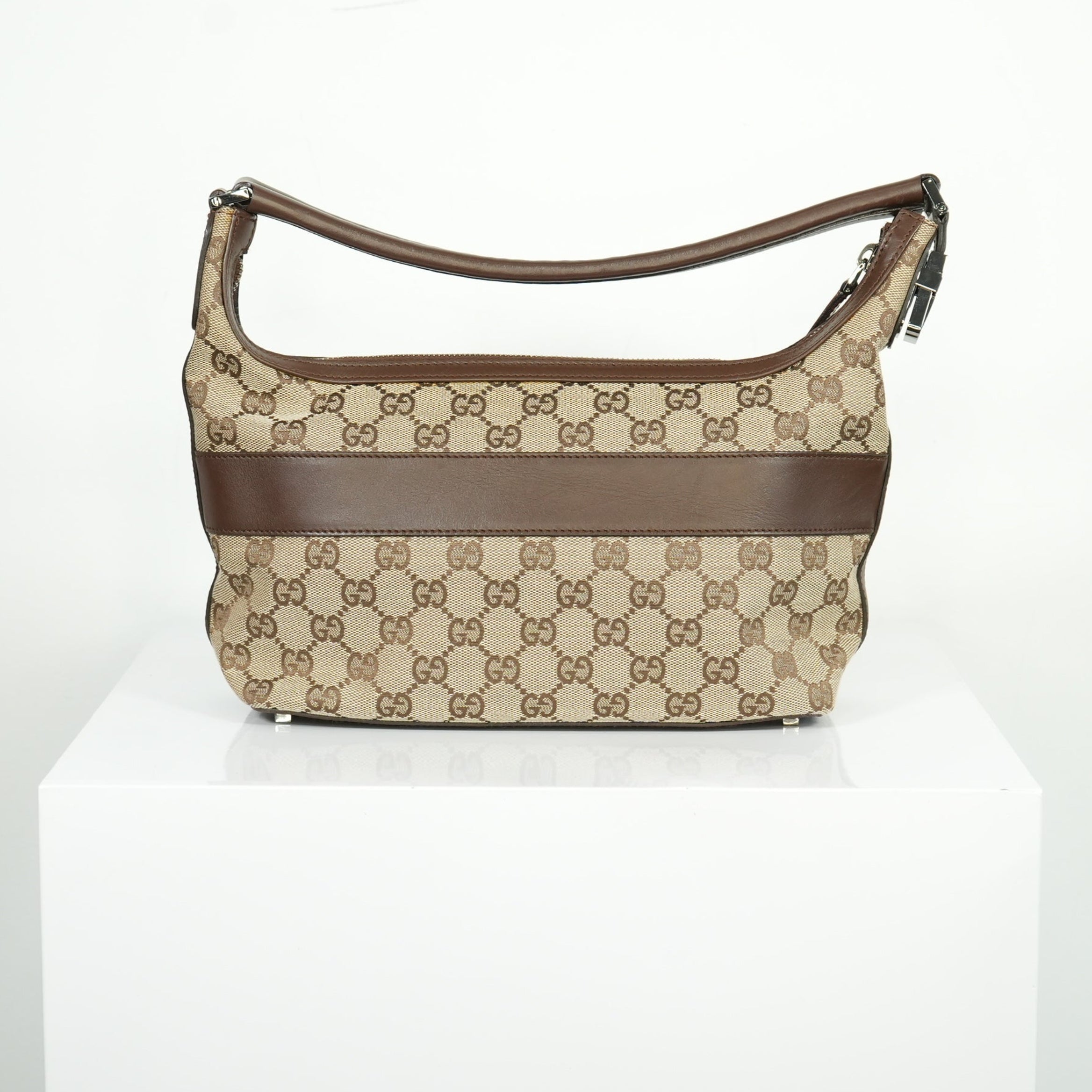 Gucci Beige GG Canvas Shoulder Bag