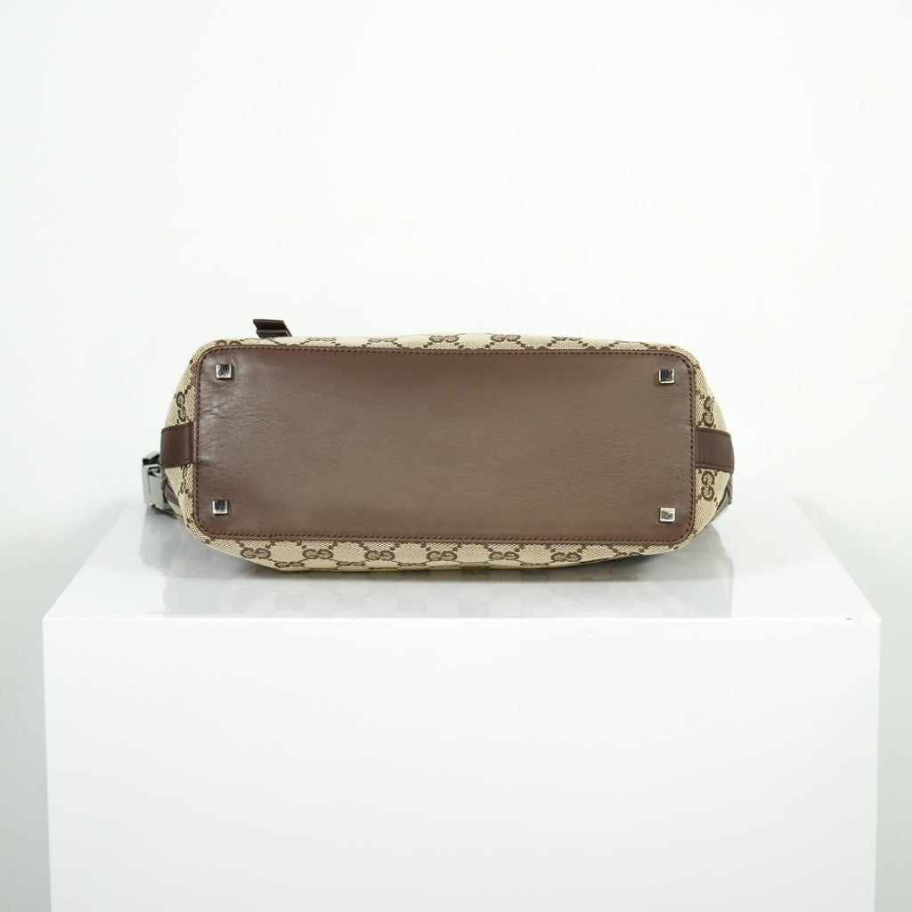 Gucci Beige GG Canvas Shoulder Bag