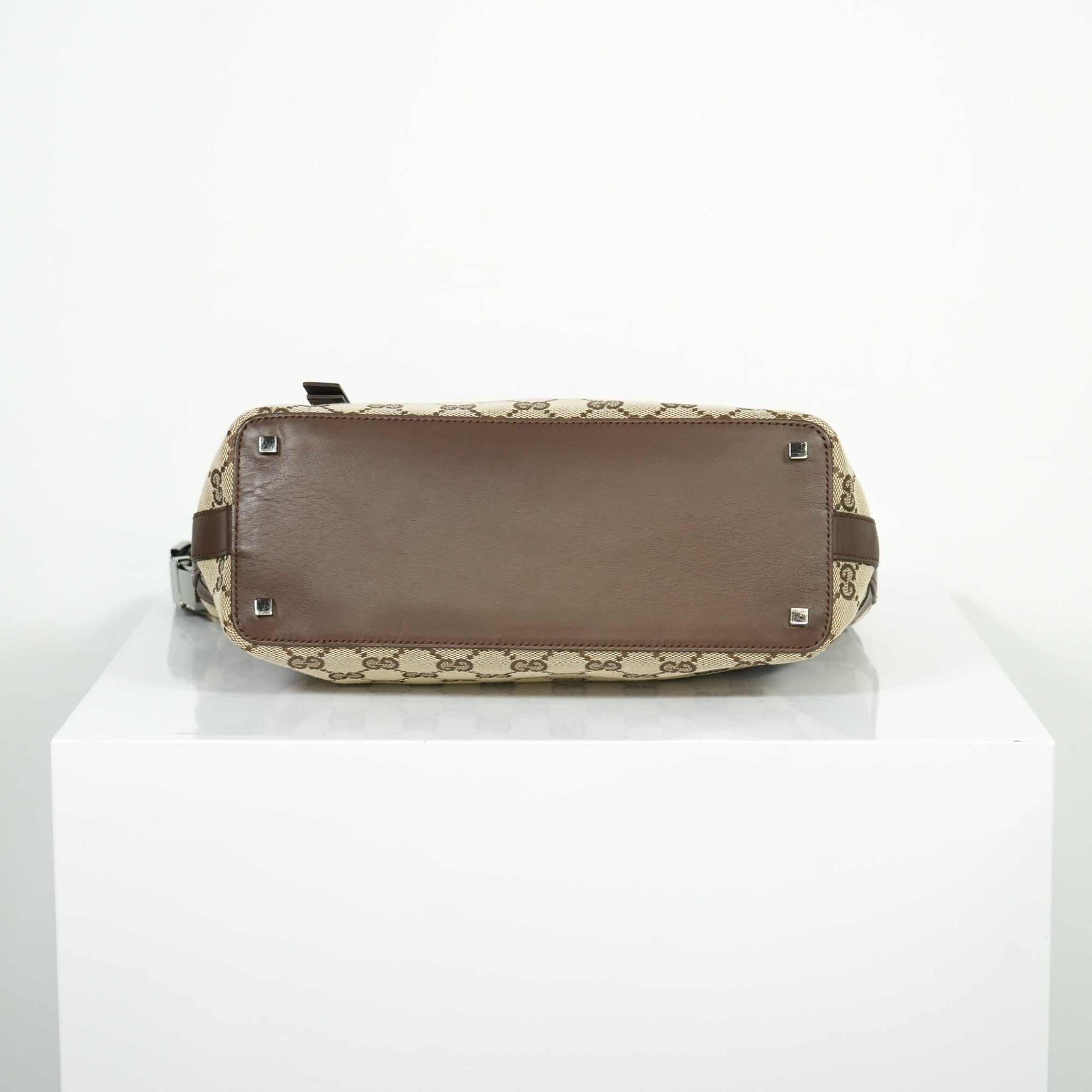 Gucci Beige GG Canvas Shoulder Bag