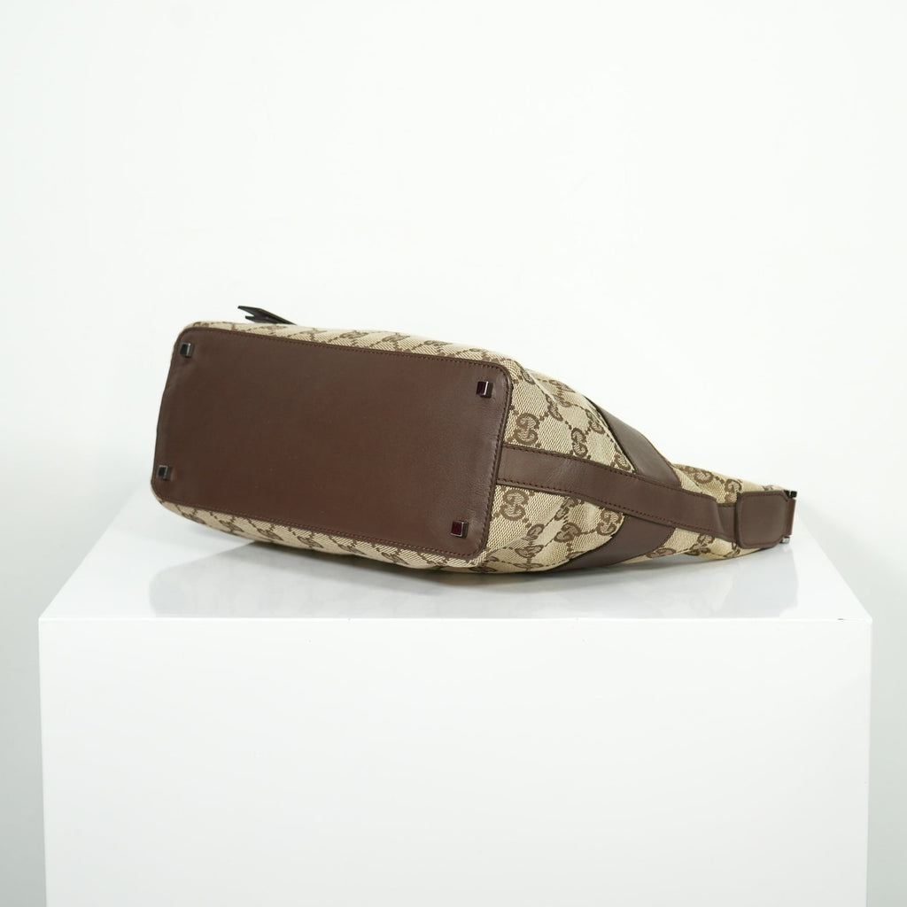 Gucci Beige GG Canvas Shoulder Bag