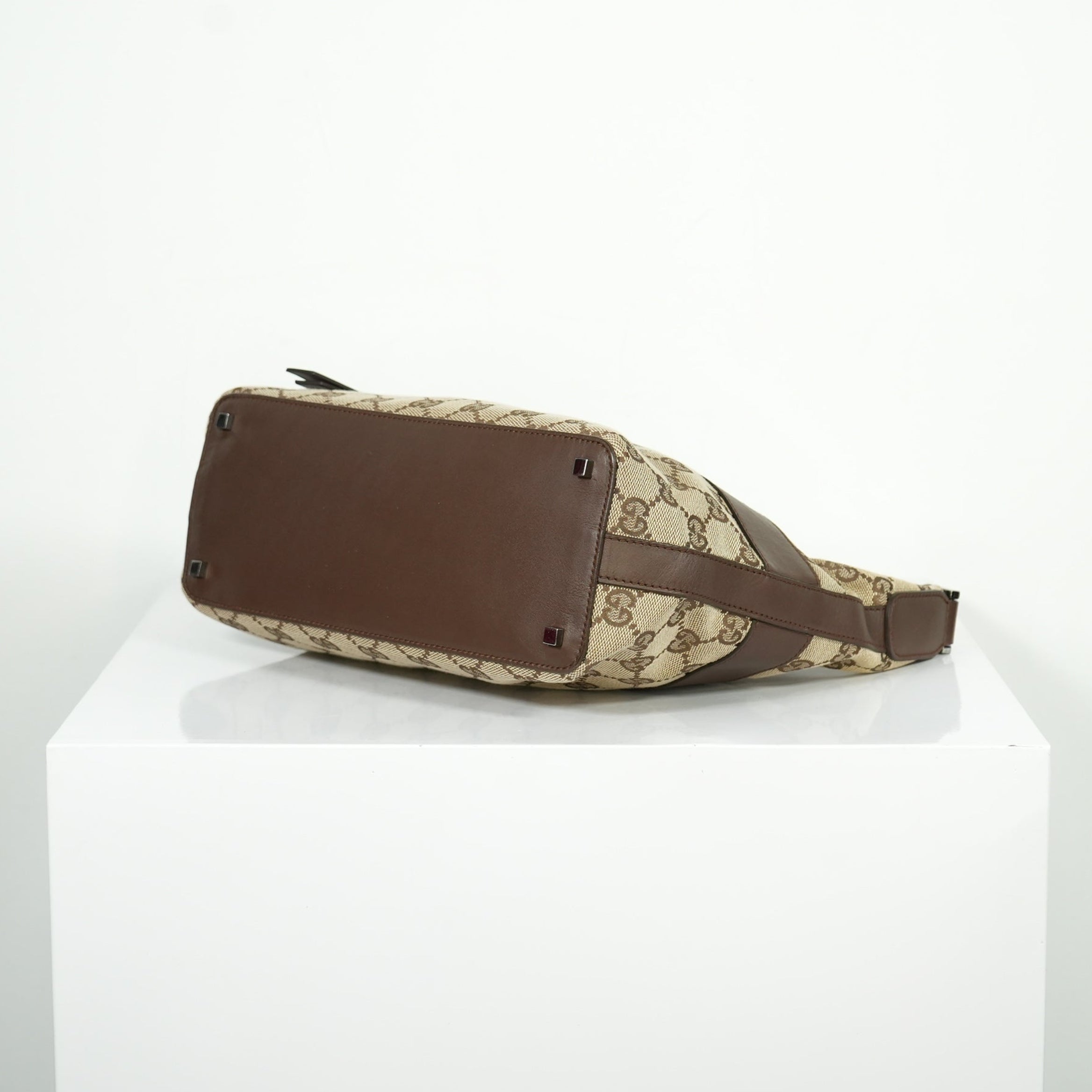 Gucci Beige GG Canvas Shoulder Bag