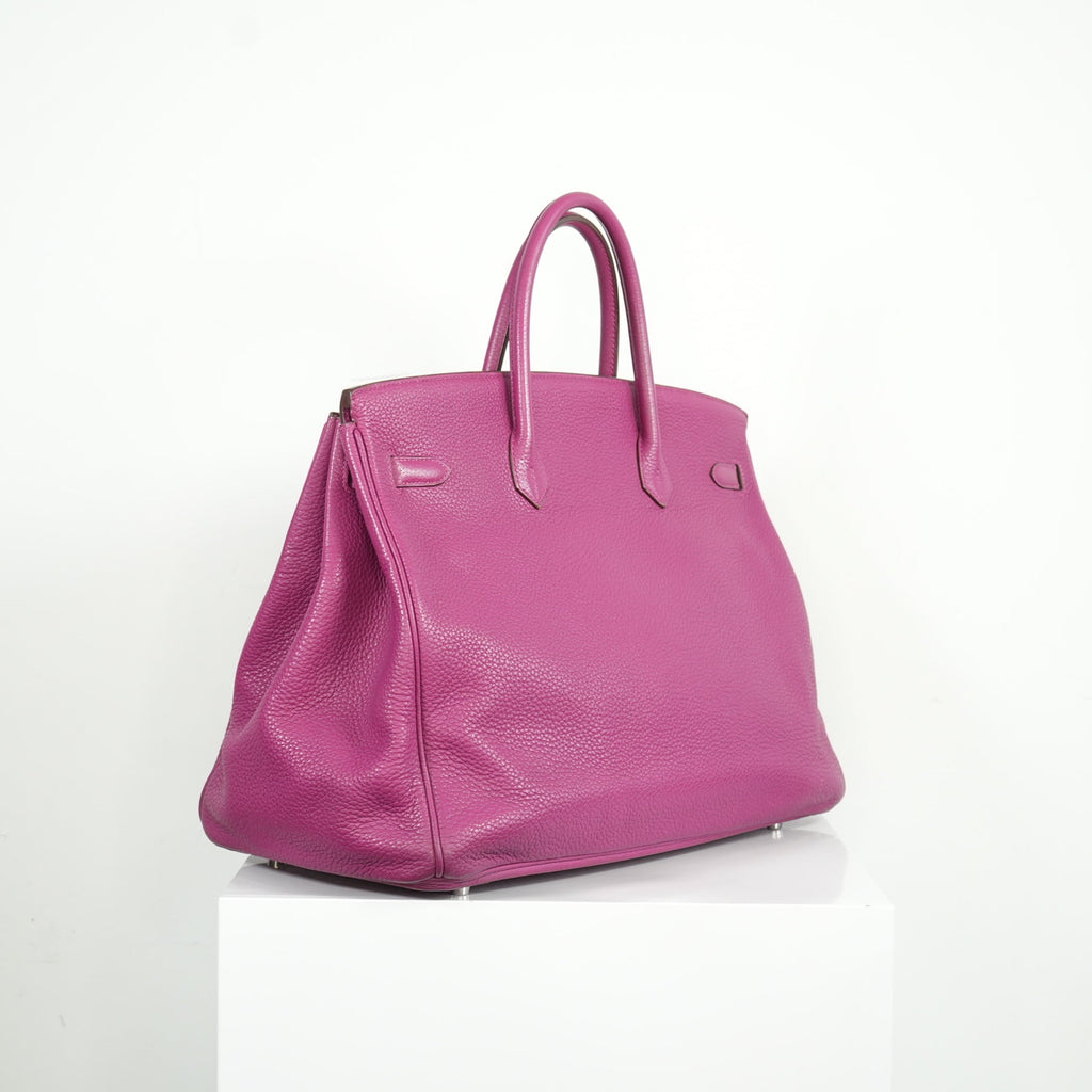 Hermes Fuchsia Birkin 40 Handbag
