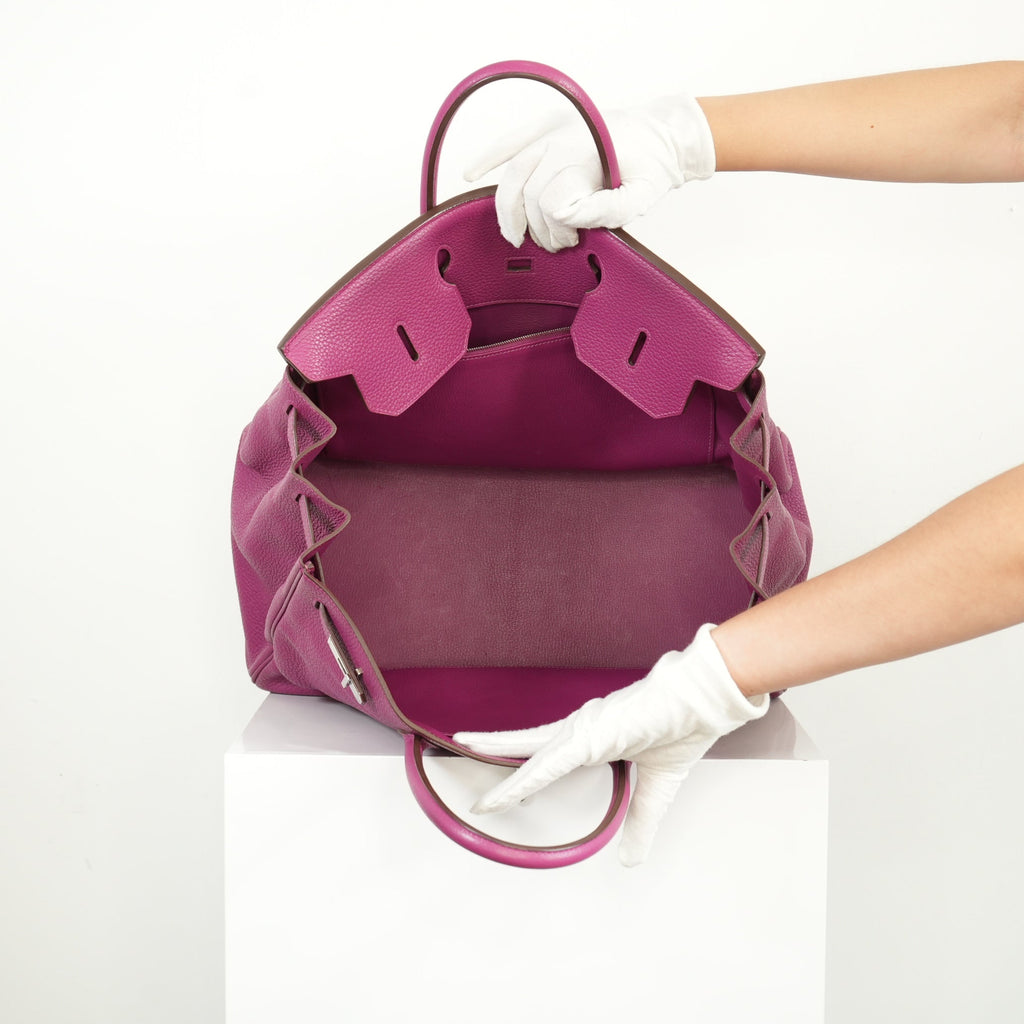 Hermes Fuchsia Birkin 40 Handbag