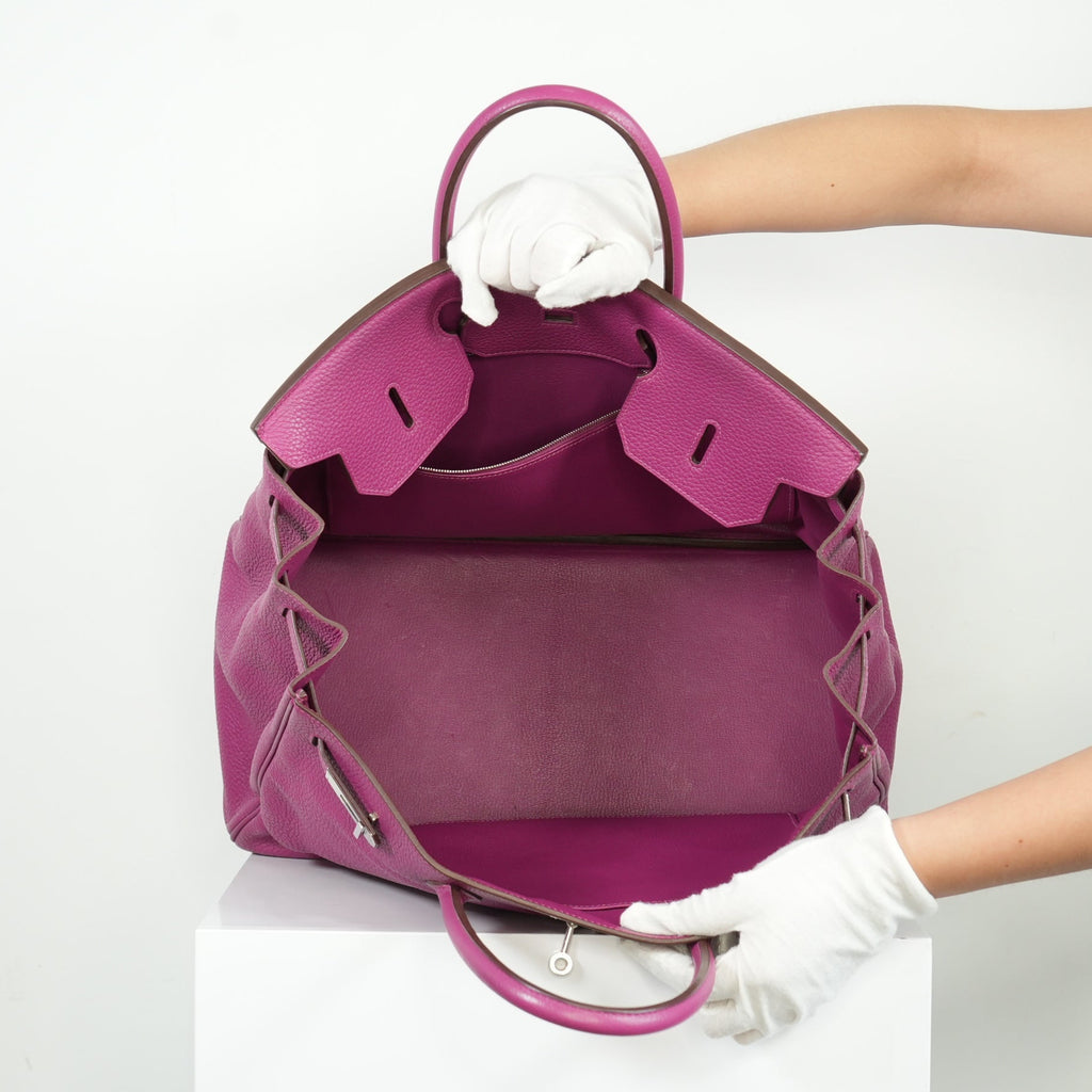 Hermes Fuchsia Birkin 40 Handbag