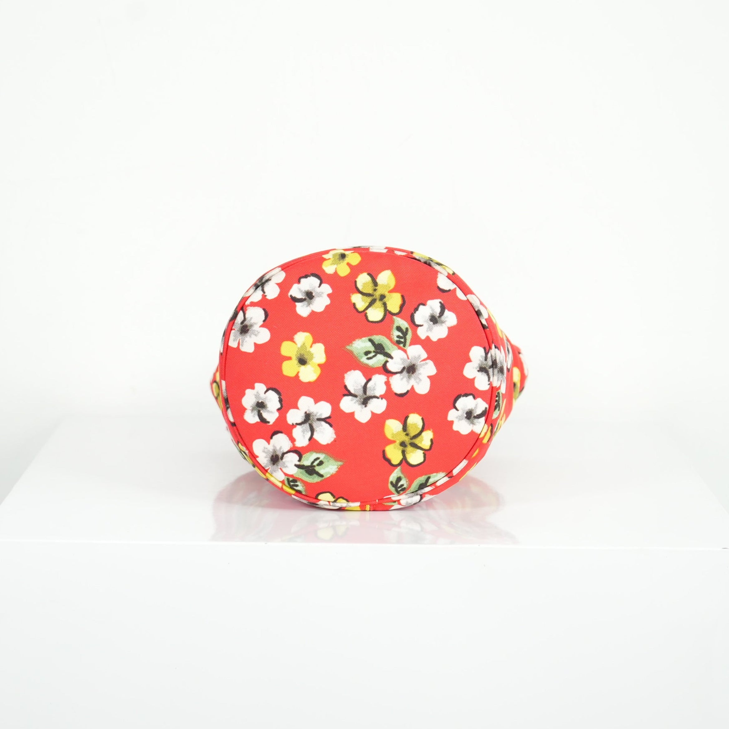 Balenciaga XS Wheel Floral Print Nylon Bucket Bag