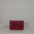 SF EXCLUSIVE: Chanel Red Caviar Sevruga Wallet on Chain Bag
