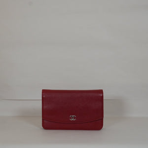 SF EXCLUSIVE: Chanel Red Caviar Sevruga Wallet on Chain Bag