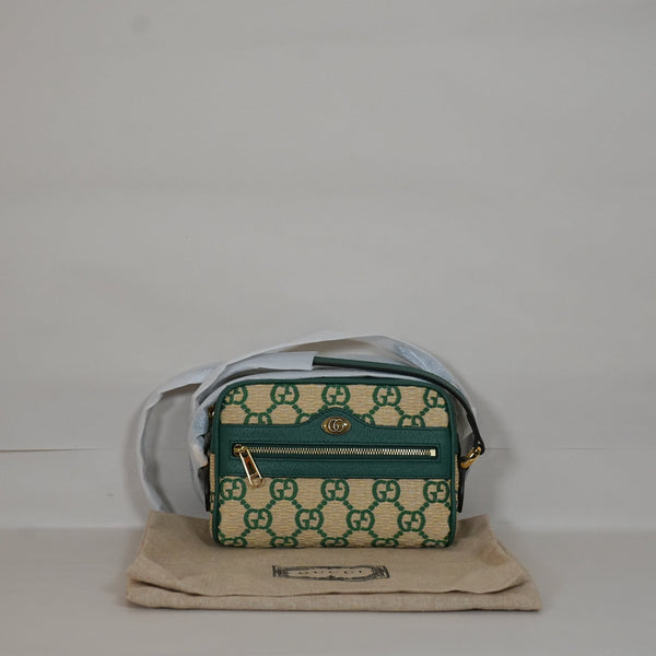 SF EXCLUSIVE: Gucci GG Ophidia Green GG Mini Shoulder Bag