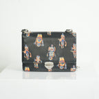Prada Saffiano Lux Leather Robot Shoulder Bag