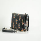 Prada Saffiano Lux Leather Robot Shoulder Bag