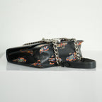 Prada Saffiano Lux Leather Robot Shoulder Bag