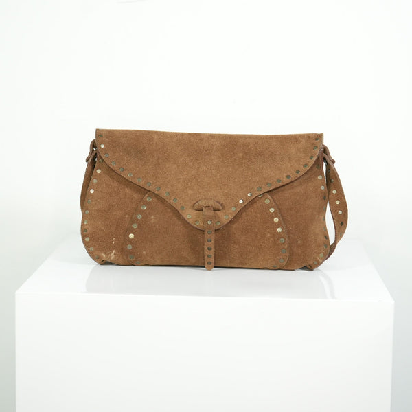 Celine Vintage Suede Shoulder Bag