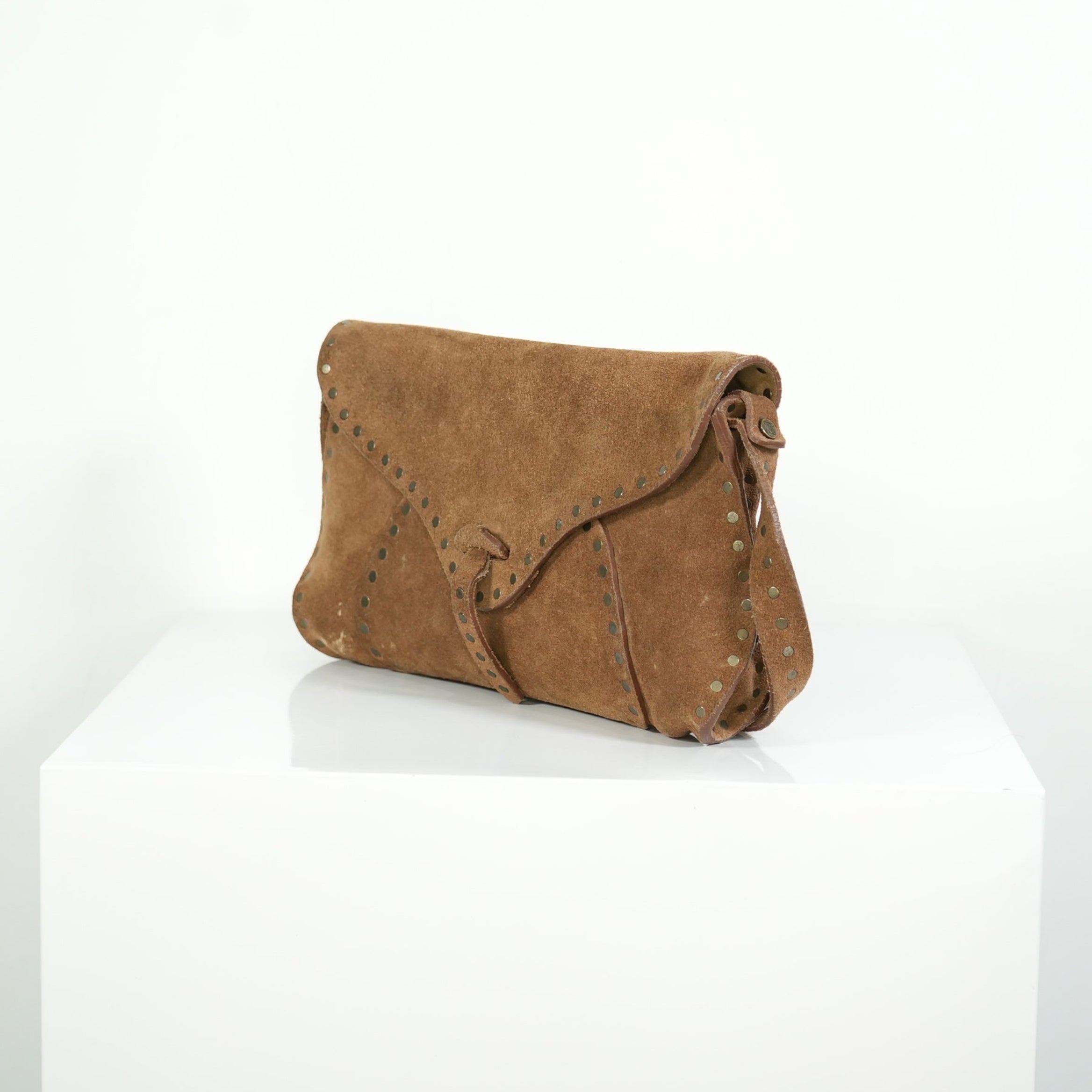Celine Vintage Suede Shoulder Bag