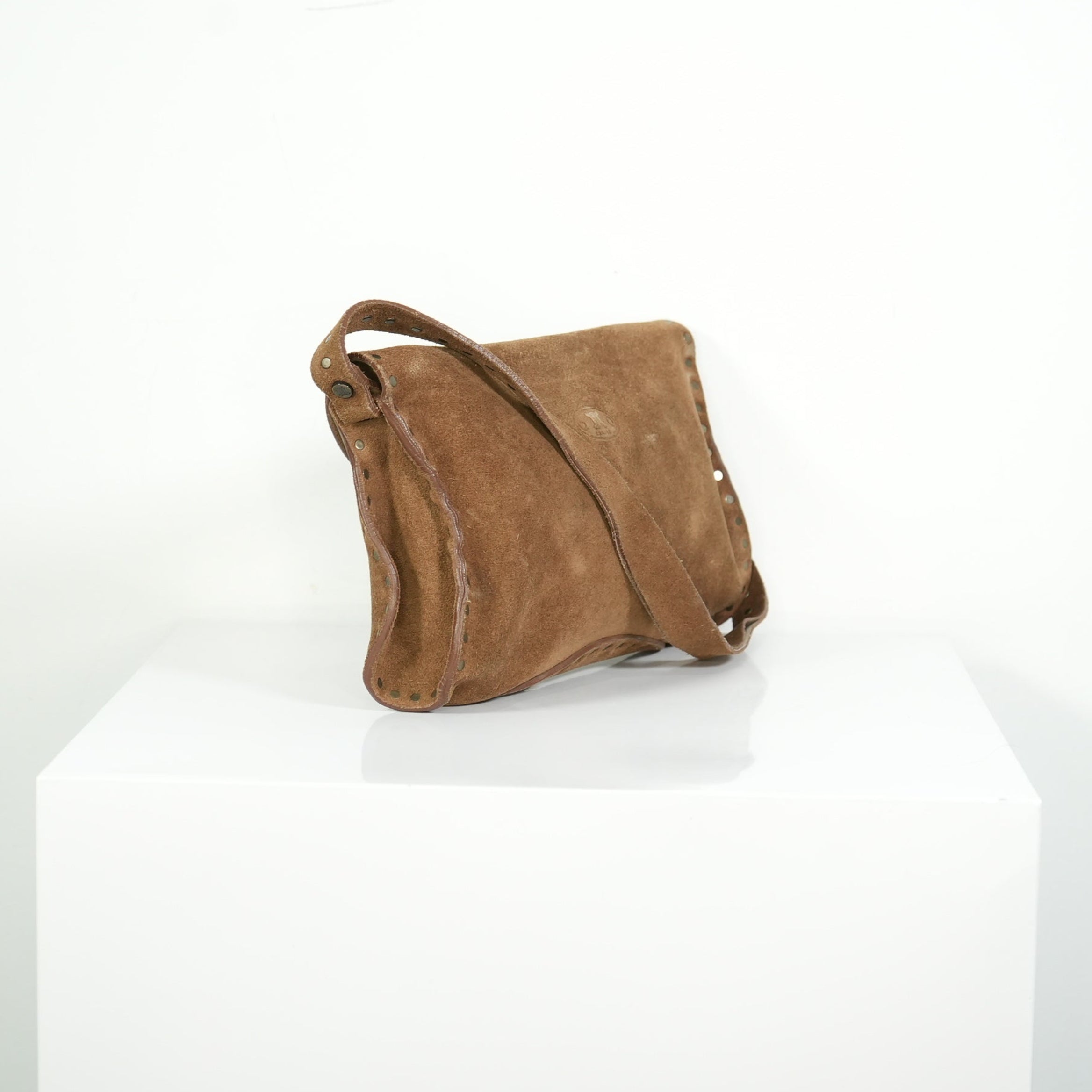 Celine Vintage Suede Shoulder Bag