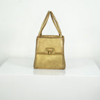 Salvatore Ferragamo Vintage Gold Mini Shoulder Bag