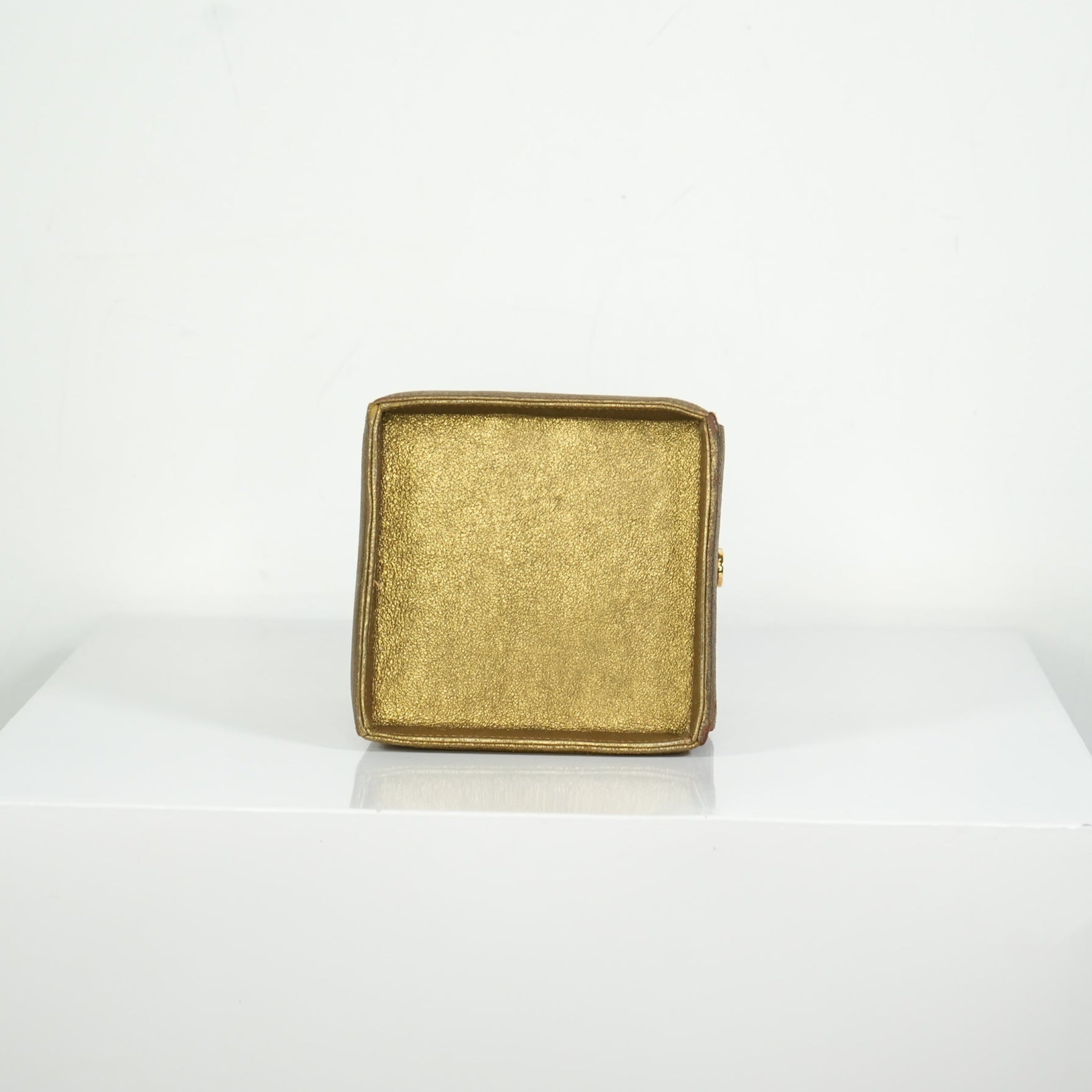 Salvatore Ferragamo Vintage Gold Mini Shoulder Bag