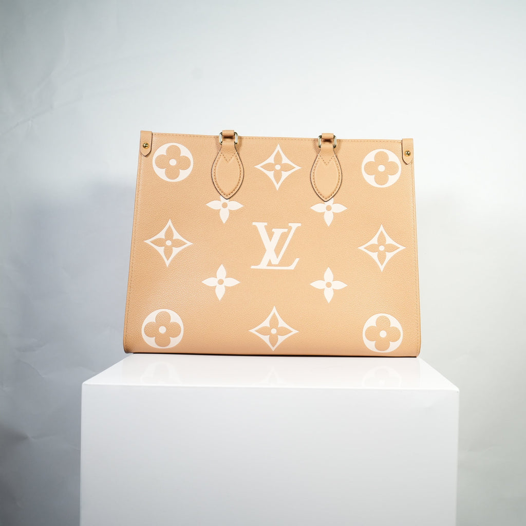Louis Vuitton OnTheGo Empreinte Monogram Beige/Arizona Creme MM