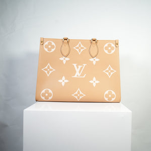 Louis Vuitton OnTheGo Empreinte Monogram Beige/Arizona Creme MM