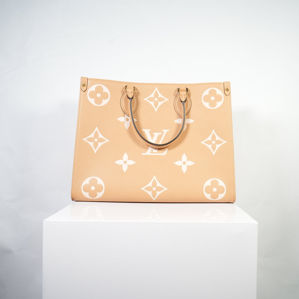 Louis Vuitton OnTheGo Empreinte Monogram Beige/Arizona Creme MM