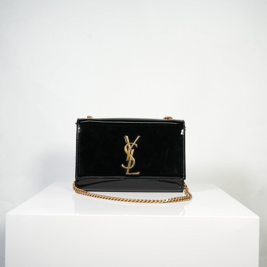 Saint Laurent Black Kate Crossbody Bag W/ Dust Bag