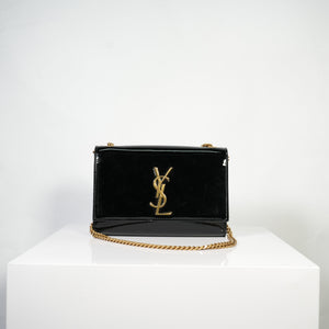 Saint Laurent Black Kate Crossbody Bag W/ Dust Bag