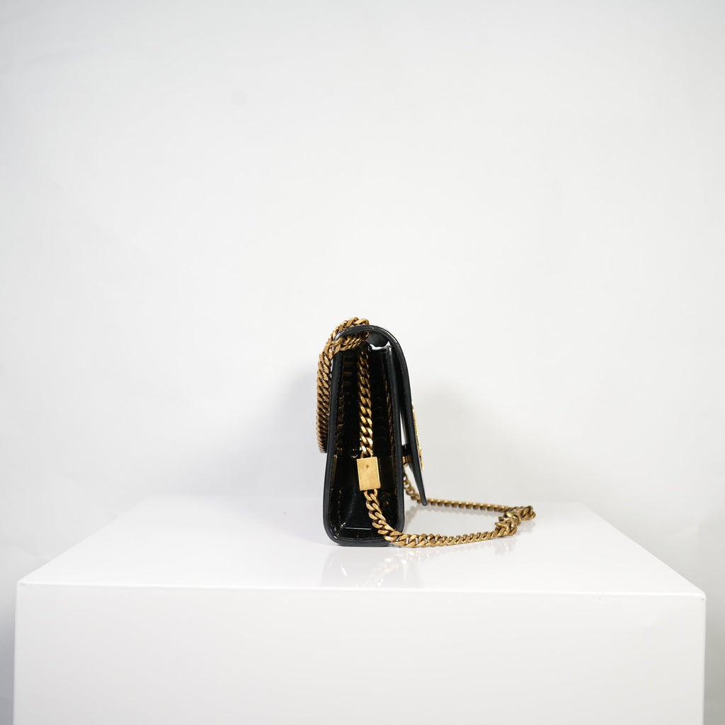 Saint Laurent Black Kate Crossbody Bag W/ Dust Bag