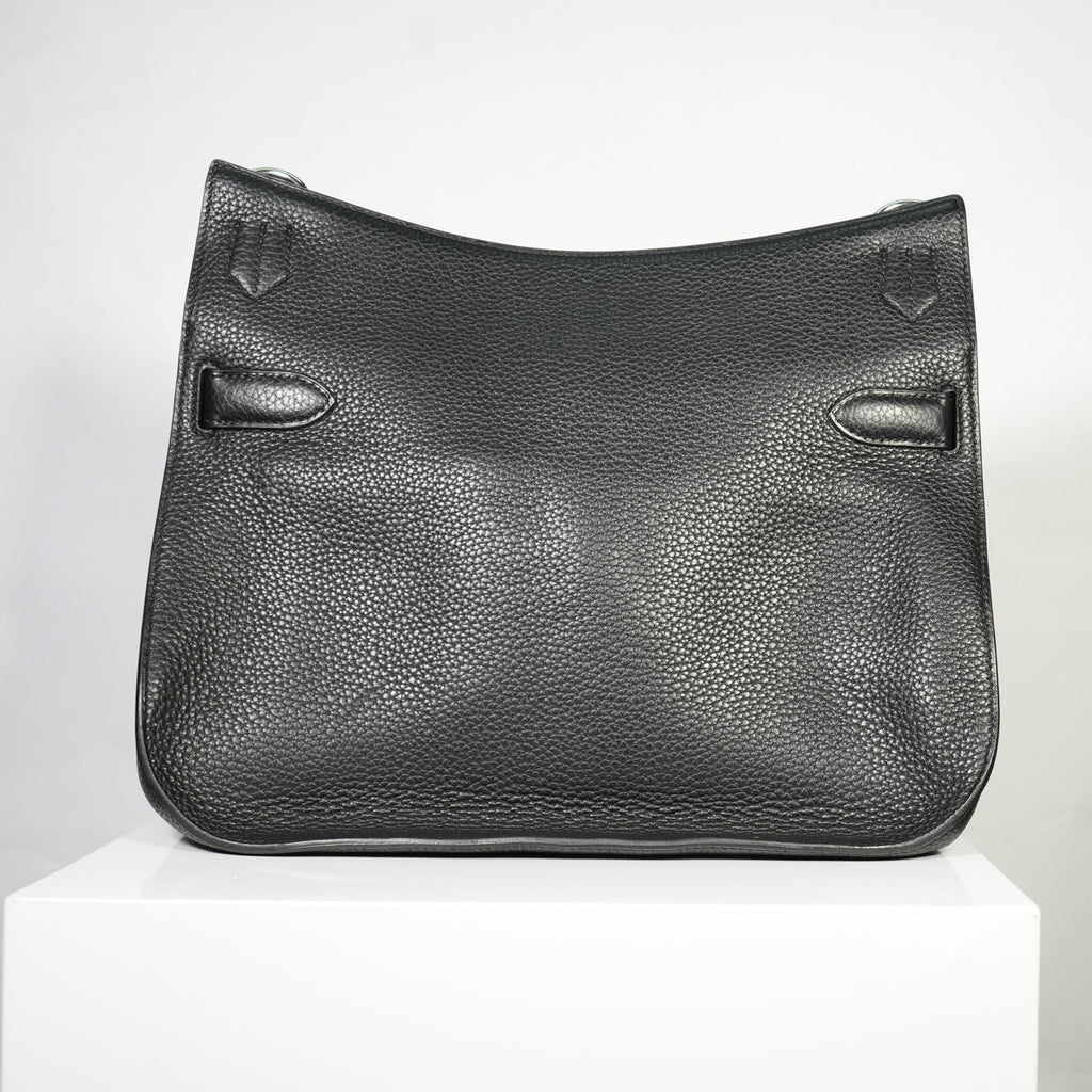 Hermes Black Jypsiere Clemence Crossbody Bag