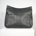 Hermes Black Jypsiere Clemence Crossbody Bag
