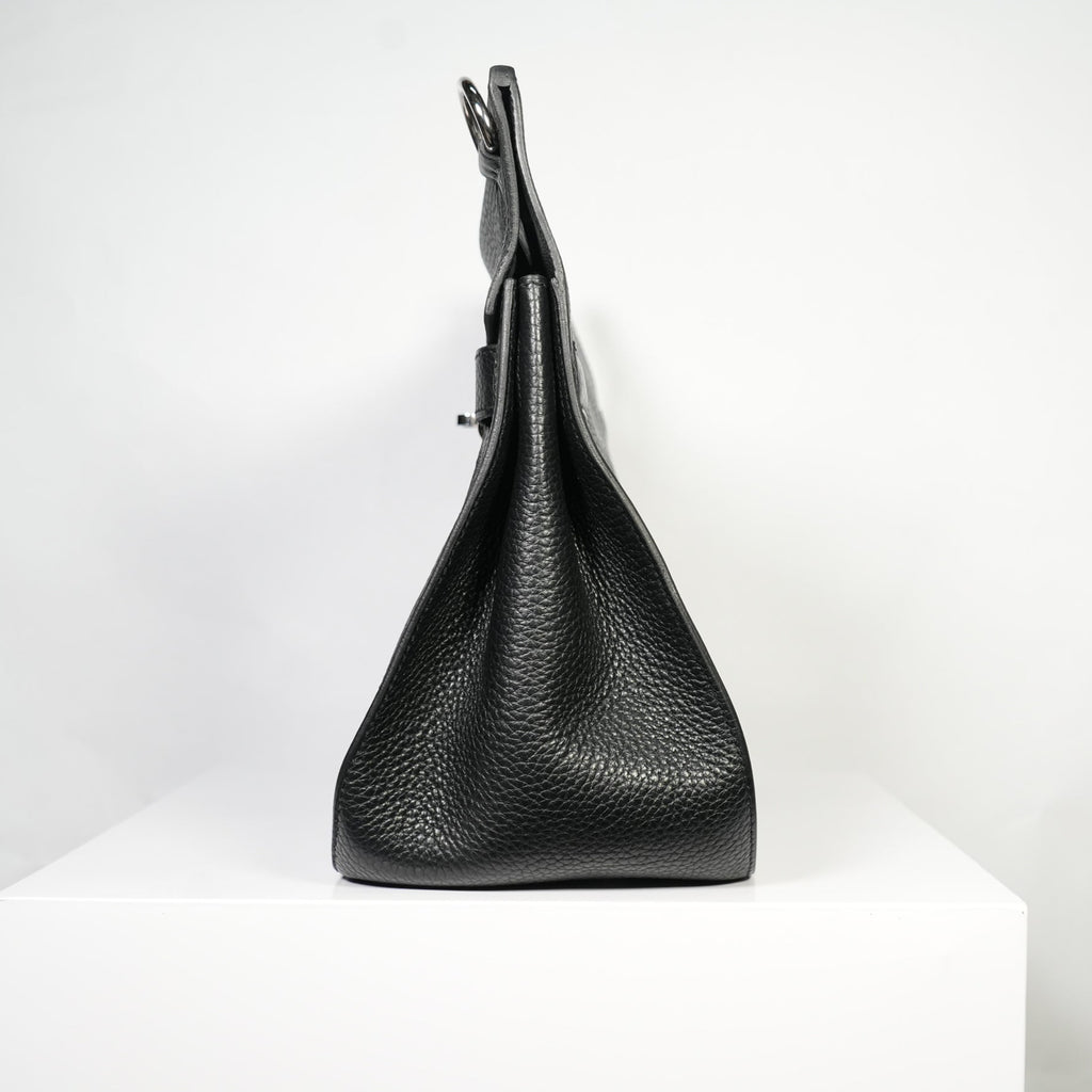 Hermes Black Jypsiere Clemence Crossbody Bag