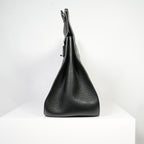 Hermes Black Jypsiere Clemence Crossbody Bag