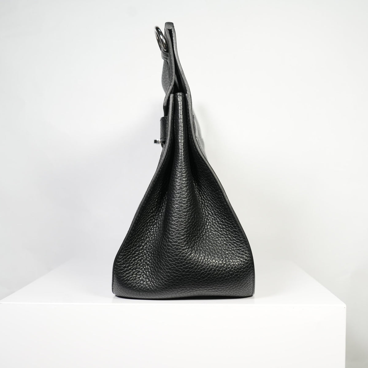 Hermes Black Jypsiere Clemence Crossbody Bag