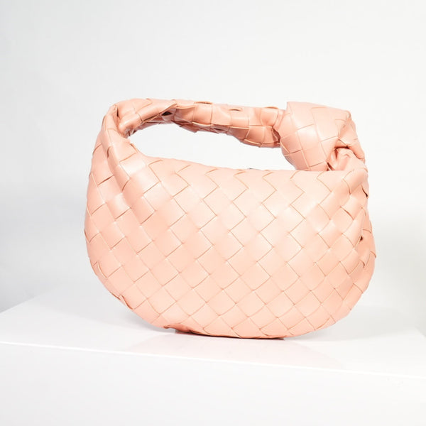Bottega Veneta Jodie Medium in Pink/Peach Woven (dust bag)
