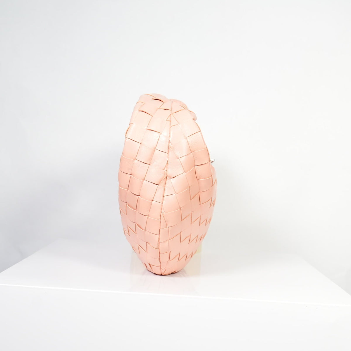 Bottega Veneta Jodie Medium in Pink/Peach Woven (dust bag)