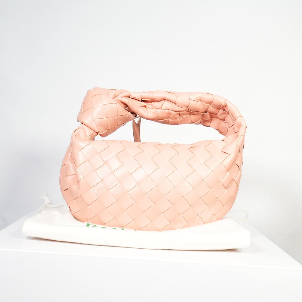 Bottega Veneta Jodie Medium in Pink/Peach Woven (dust bag)