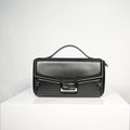 Fendi Black Soft Trunk Baguette Bag W/ Dust Bag