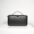 Fendi Black Soft Trunk Baguette Bag W/ Dust Bag