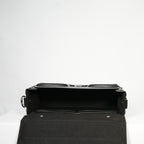 Fendi Black Soft Trunk Baguette Bag W/ Dust Bag