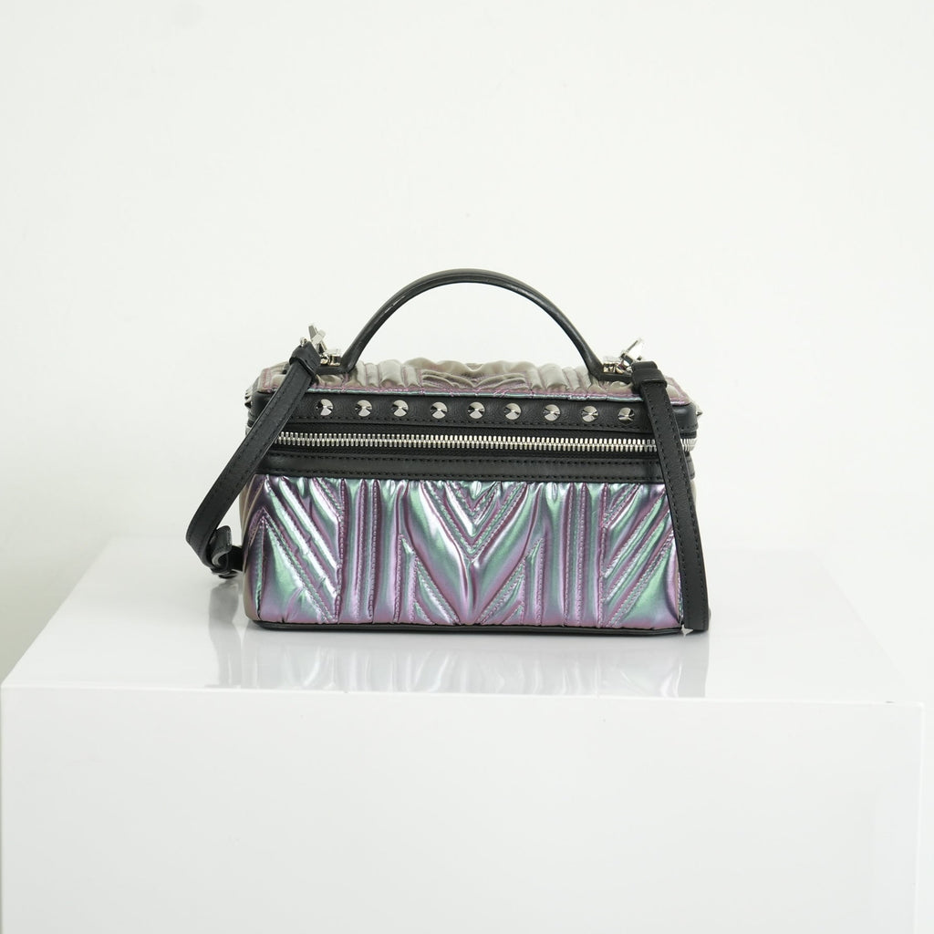 MCM Metallic Studded Vanity
