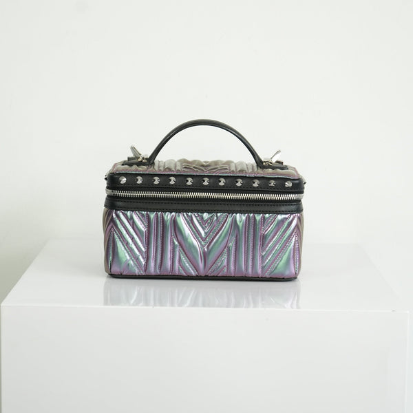 MCM Metallic Studded Vanity