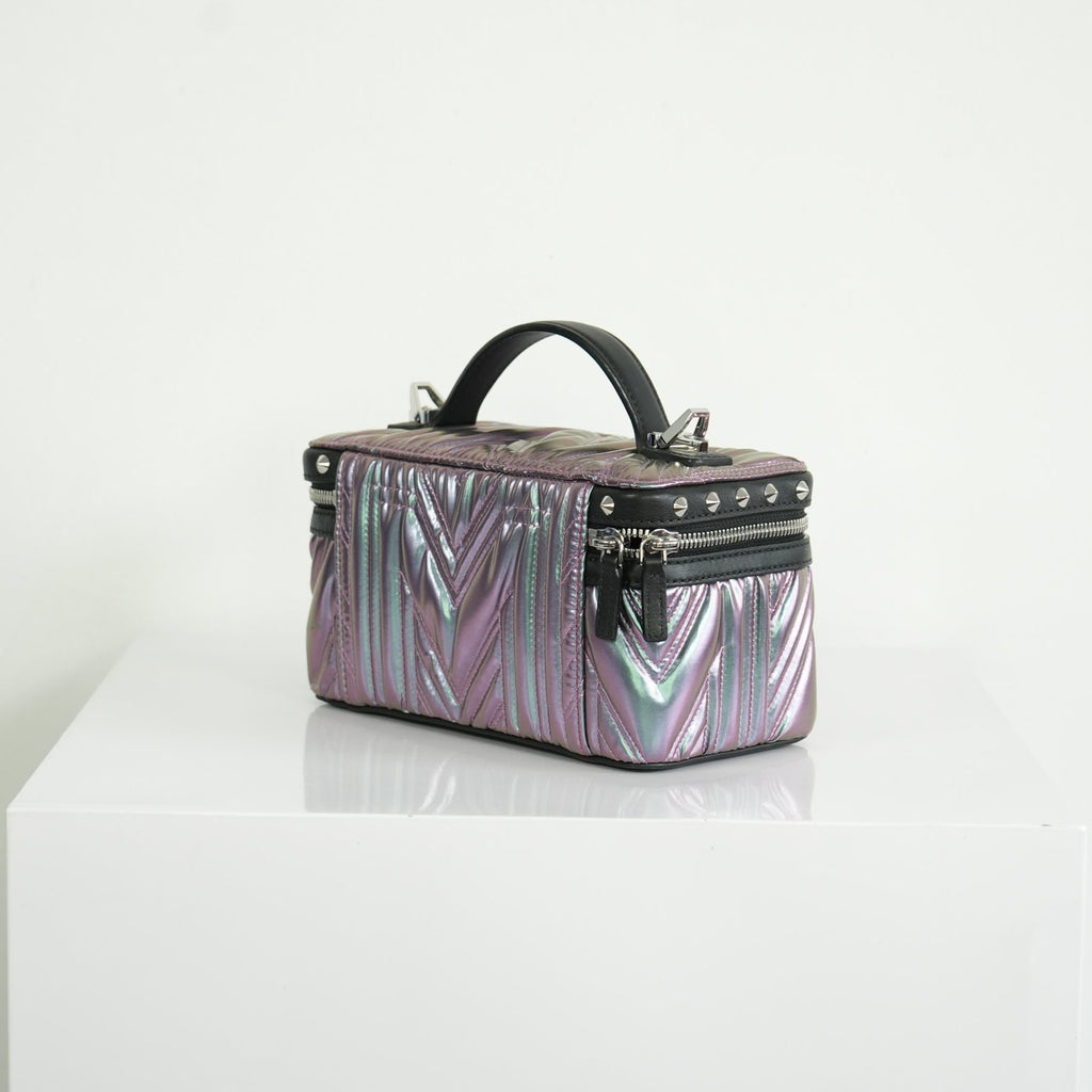 MCM Metallic Studded Vanity