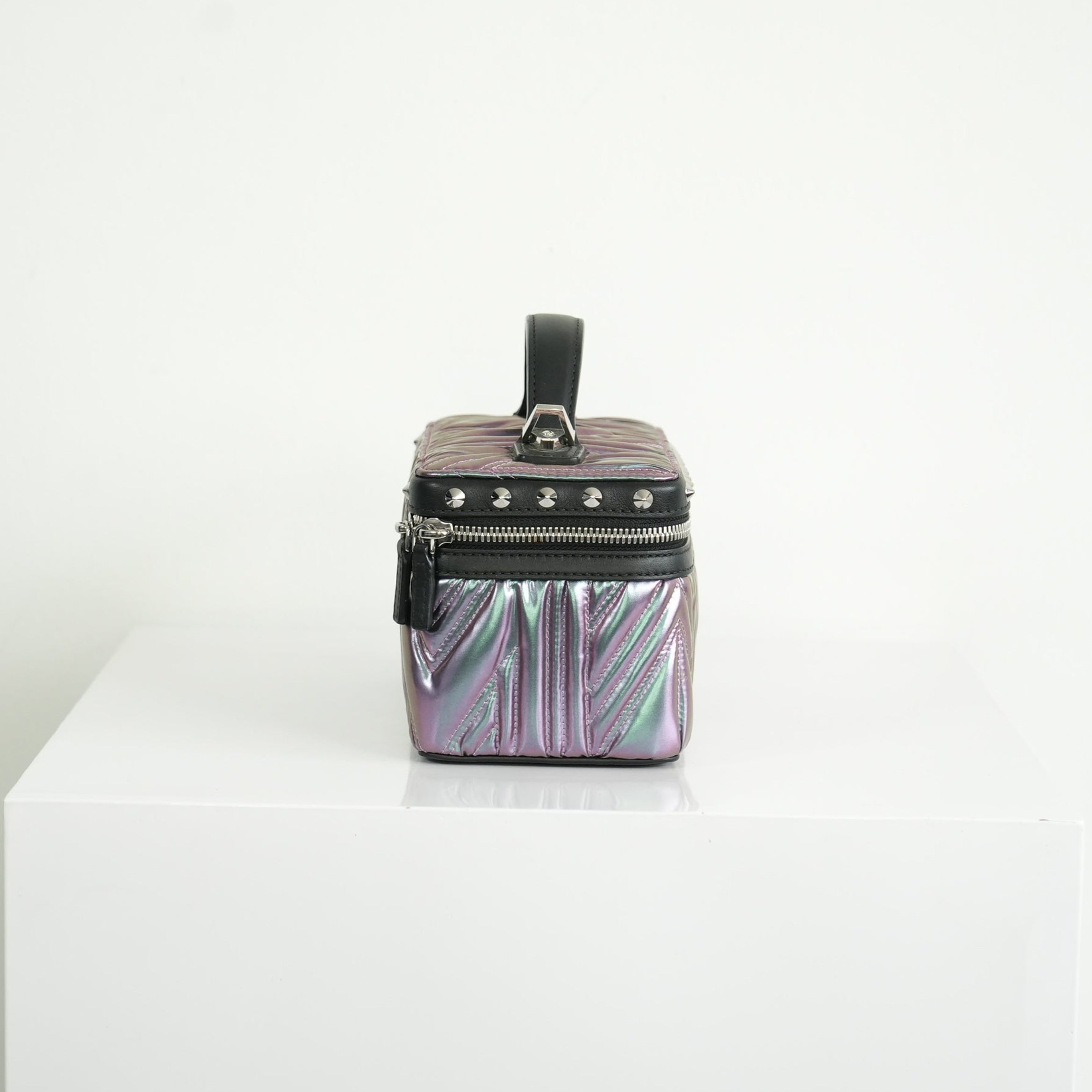 MCM Metallic Studded Vanity