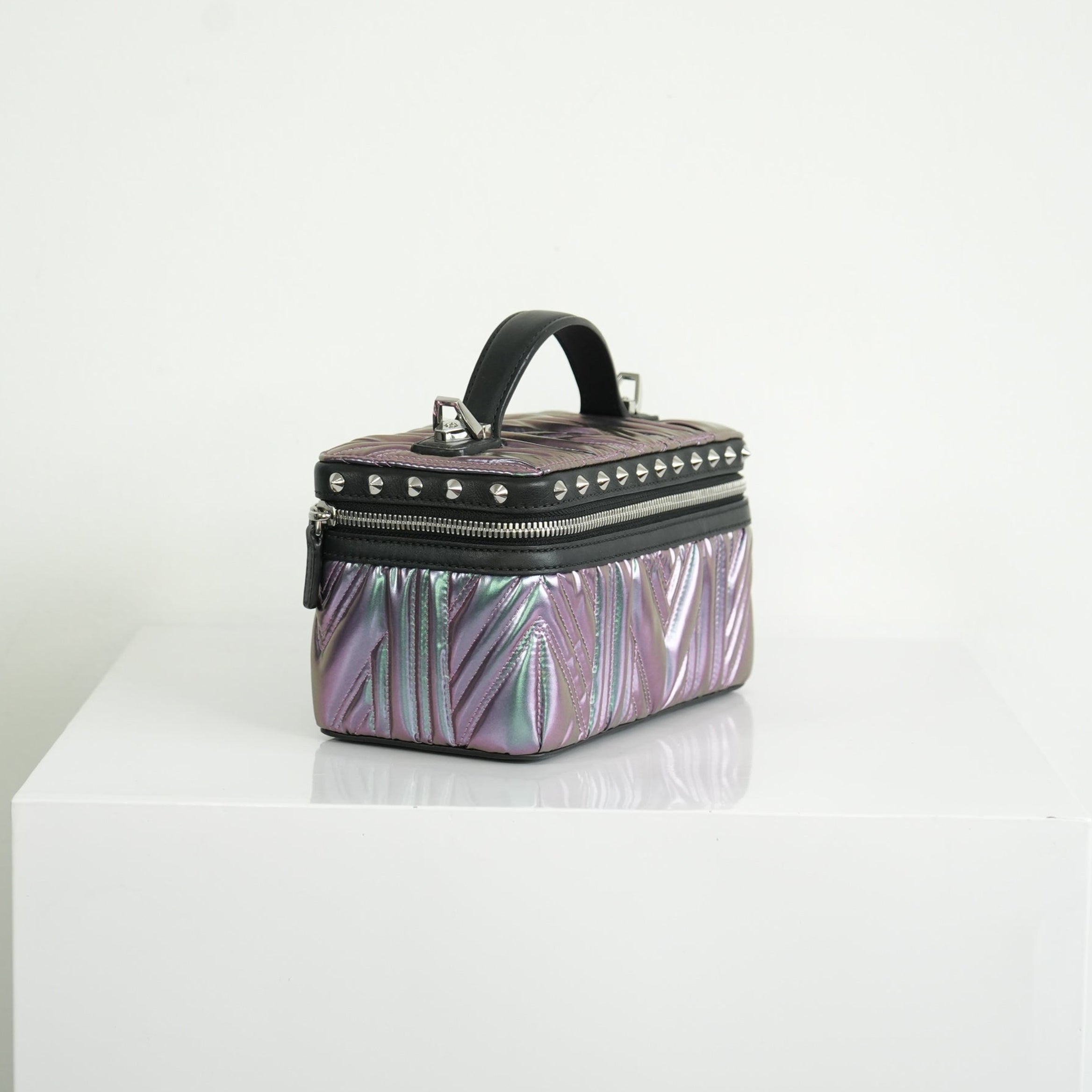 MCM Metallic Studded Vanity